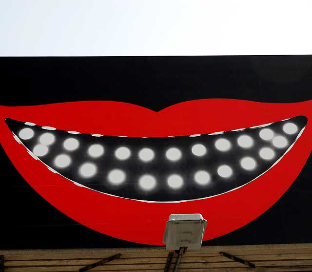"Big Smile" billboard, LA Brea at First, just south of Hollywood 