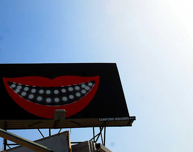 "Big Smile" billboard, LA Brea at First, just south of Hollywood 