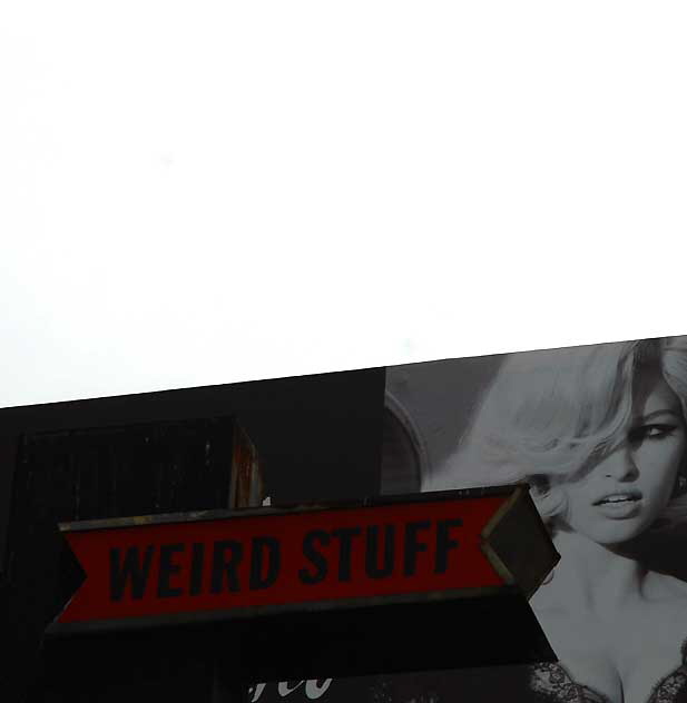 Billboard above "Off the Wall" - Melrose Avenue