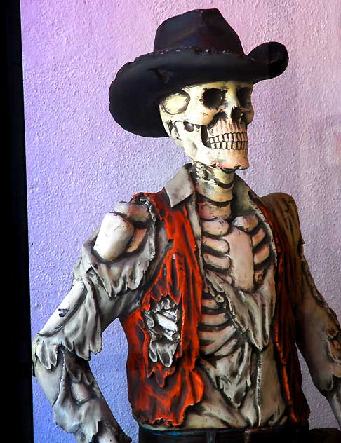 Dead Cowboy, store window, Hollywood Boulevard