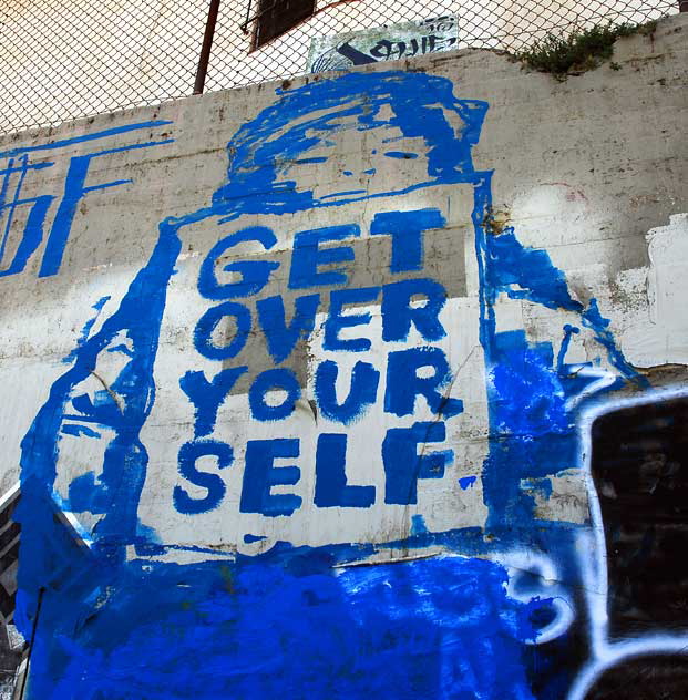 Get Over Yourself - empty lot at 1260 Sunset Boulevard, between Echo Park and Chinatown