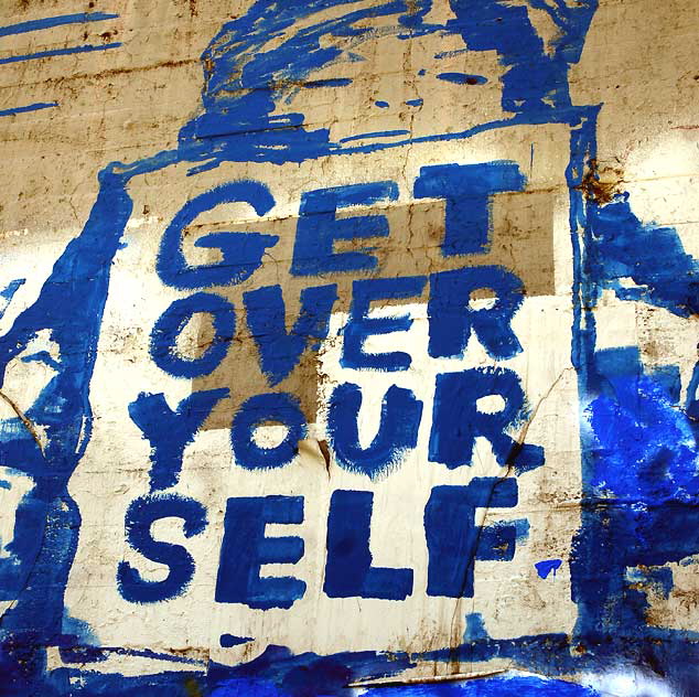 Get Over Yourself - empty lot at 1260 Sunset Boulevard, between Echo Park and Chinatown