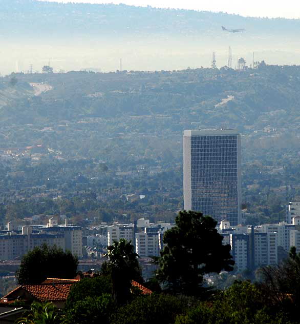 View from Mulholland Drive above Hollywood