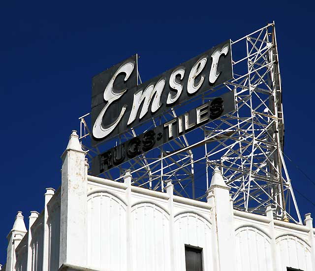 Emser Rugs and Tiles, 8431 Santa Monica Boulevard in West Hollywood - from 1925, by architects Niebecker and Jeffers