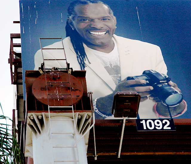 Man with Camera, billboard on North Cahuenga Boulevard, Hollywood