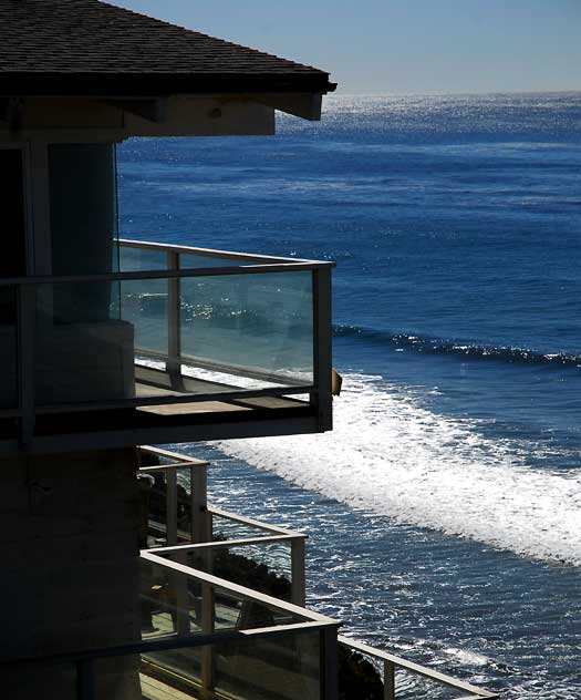 Beach at the bottom of the cliffs, where Leucadia Boulevard ends at Neptune Avenue, Leucadia/Encinitas