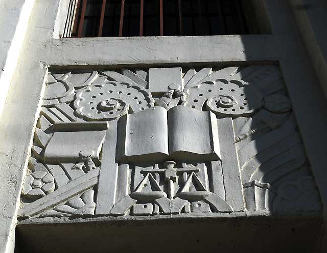 Art Deco Law Frieze, on Las Palmas in Hollywood