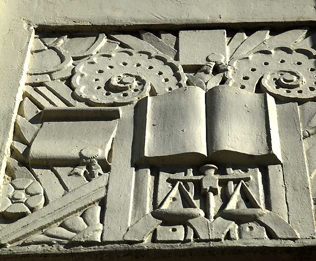 Art Deco Law Frieze, on Las Palmas in Hollywood