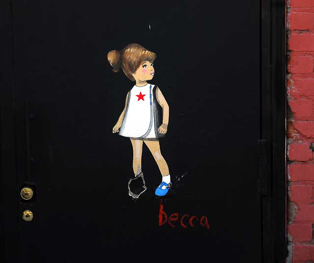 "Becca" - alley behind 6825 Melrose Avenue