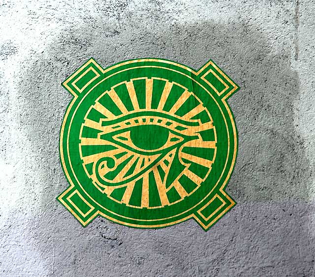 Green Eye, alley behind 6825 Melrose Avenue