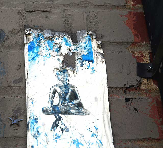 Buddha, alley behind 6825 Melrose Avenue