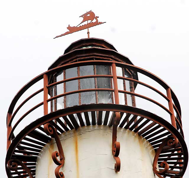 Lighthouse at the rear of The Crossroads of the World, Sunset Boulevard