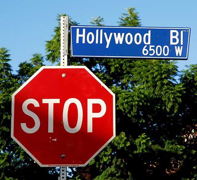 Stop, Hollywood Boulevard