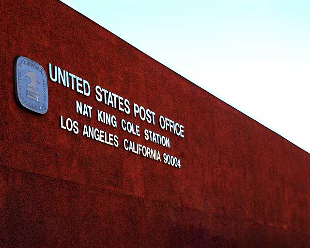US Post Office, Nat King Cole Station, Third Street and Western Avenue, Koreatown