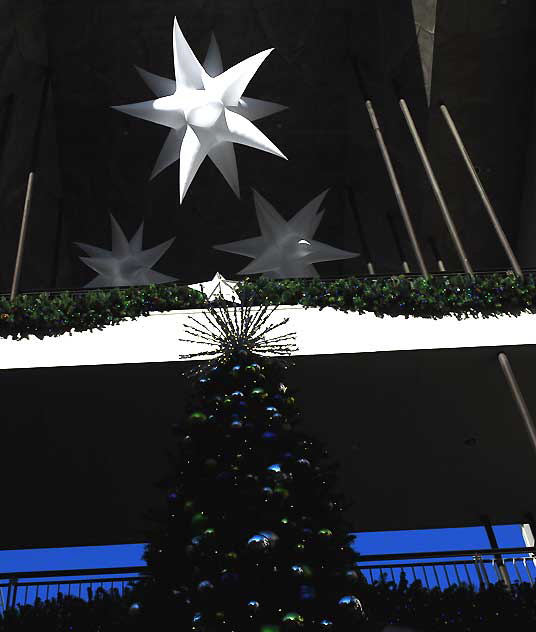 Christmas decorations at the Hollywood and Highland Center, next to the Kodak Theater, photographed Tuesday, November 30, 2010