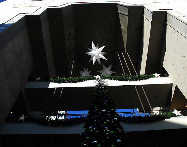 Christmas decorations at the Hollywood and Highland Center, next to the Kodak Theater, photographed Tuesday, November 30, 2010