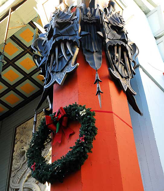Christmas at Grauman's Chinese Theater on Hollywood Boulevard 