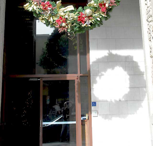Wreath at the Guaranty Building, 6331 Hollywood Boulevard, Friday, December 3, 2010