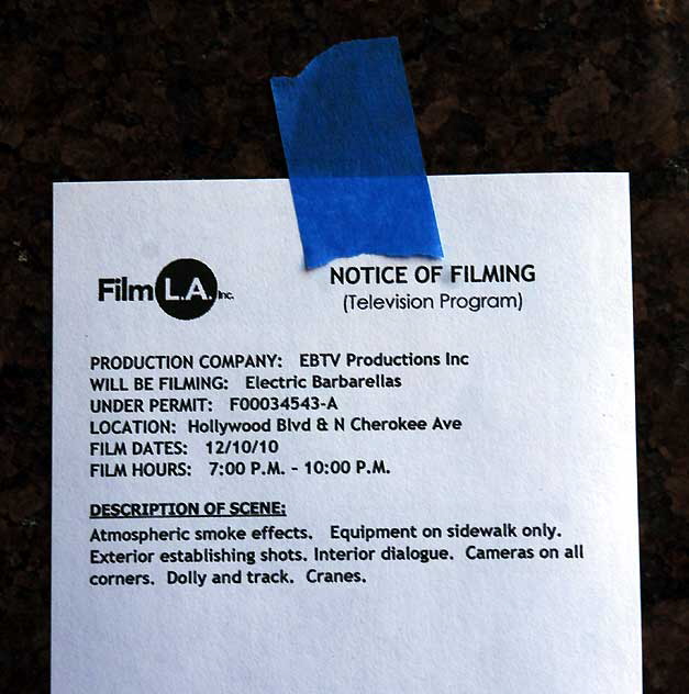 Filming Notice: Electric Barbarellas 