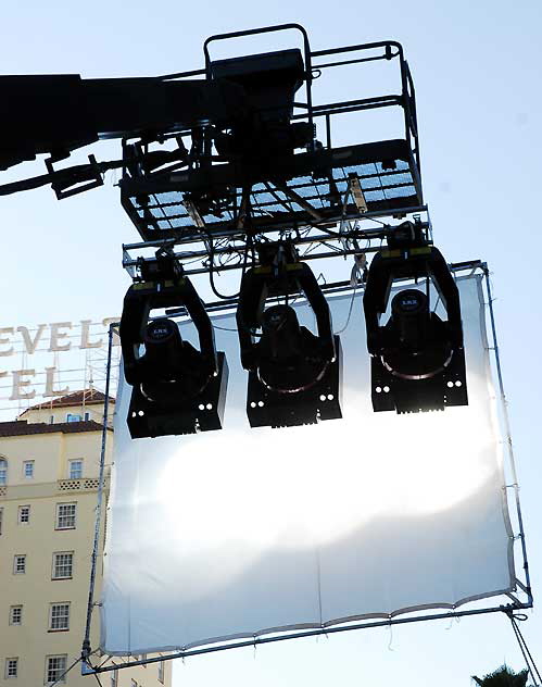 Filming new Muppets movie at the Chinese Theater on Hollywood Boulevard, Monday, December 13, 2010