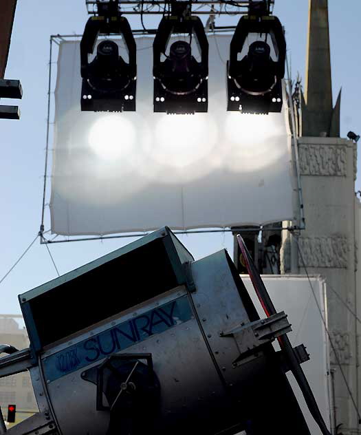 Filming new Muppets movie at the Chinese Theater on Hollywood Boulevard, Monday, December 13, 2010