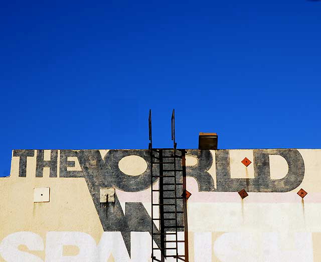 "The World" - wall in Hollywood 