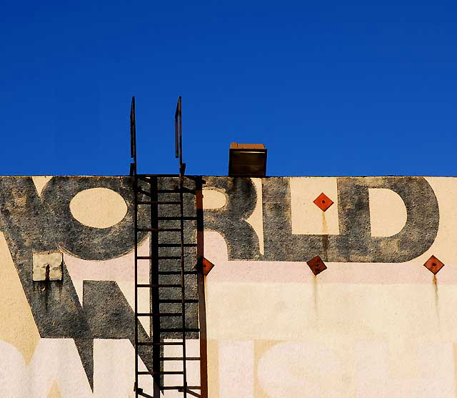 "The World" - wall in Hollywood 