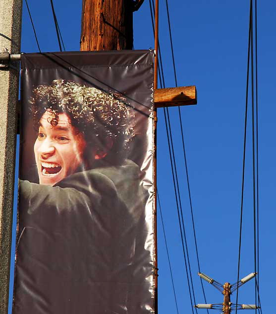 Gustavo Dudamel banner, North La Cienega Boulevard