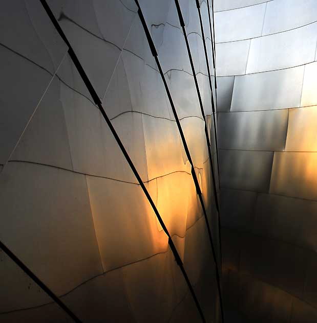 Walt Disney Concert Hall, 111 South Grand Avenue, downtown Los Angeles, by Frank Gehry, opened on October 23, 2003