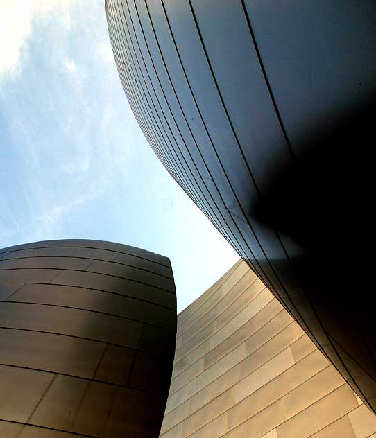 Walt Disney Concert Hall, 111 South Grand Avenue, downtown Los Angeles, by Frank Gehry, opened on October 23, 2003