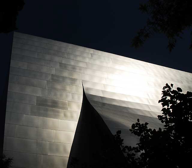 Walt Disney Concert Hall, 111 South Grand Avenue, downtown Los Angeles, by Frank Gehry, opened on October 23, 2003