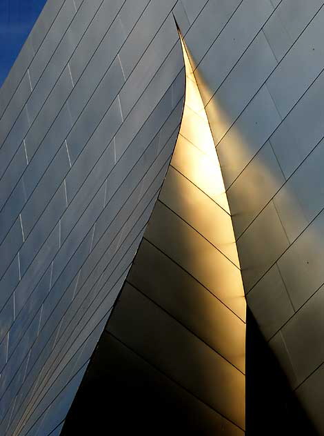 Walt Disney Concert Hall, 111 South Grand Avenue, downtown Los Angeles, by Frank Gehry, opened on October 23, 2003