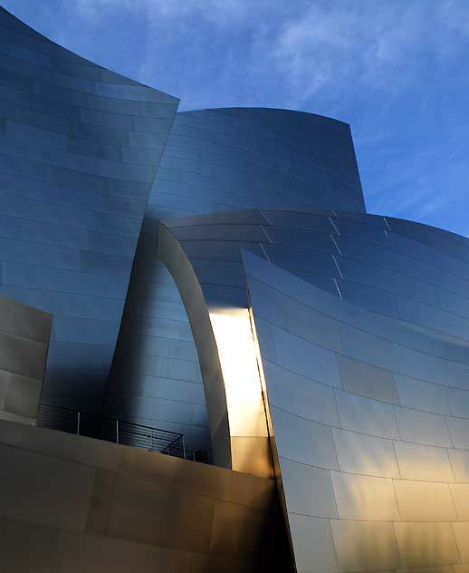 Walt Disney Concert Hall, 111 South Grand Avenue, downtown Los Angeles, by Frank Gehry, opened on October 23, 2003