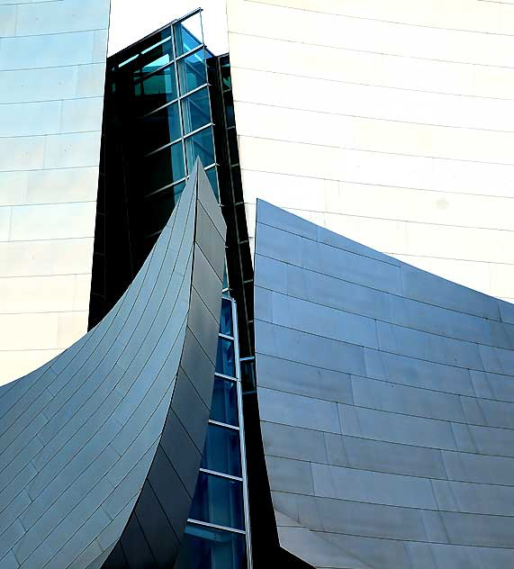 Walt Disney Concert Hall, 111 South Grand Avenue, downtown Los Angeles, by Frank Gehry, opened on October 23, 2003