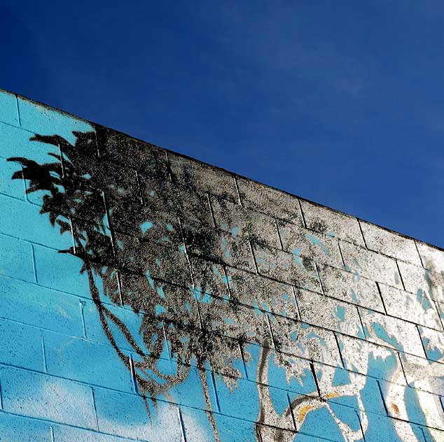 "Tree" graffiti wall, alley behind Melrose Avenue