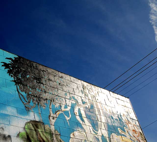 "Tree" graffiti wall, alley behind Melrose Avenue