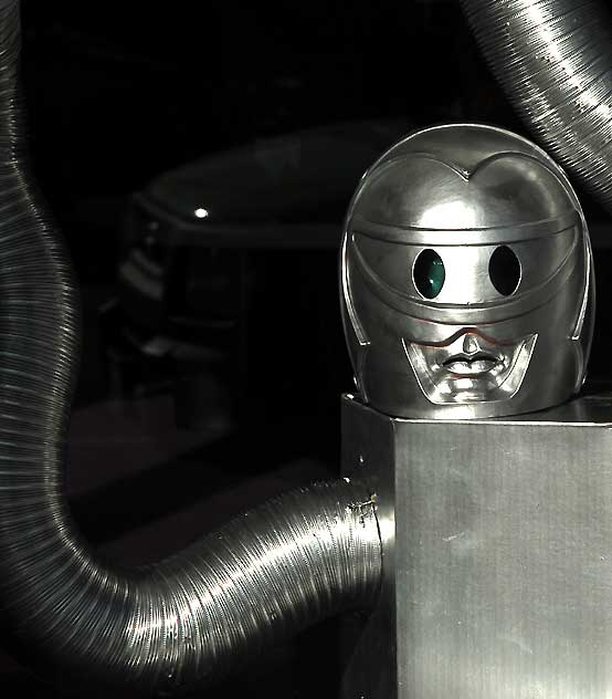Robot in shop window, Melrose Avenue
