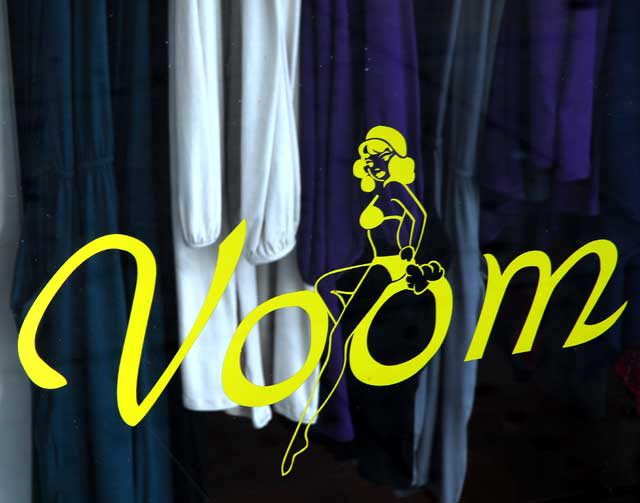 Window of "Voom" - Melrose Avenue