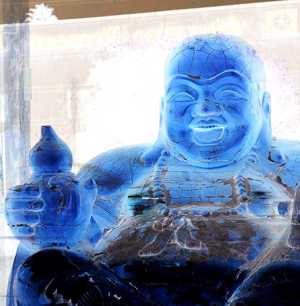 Fat Buddha at Design Mix, North La Brea at Third, just south of Hollywood