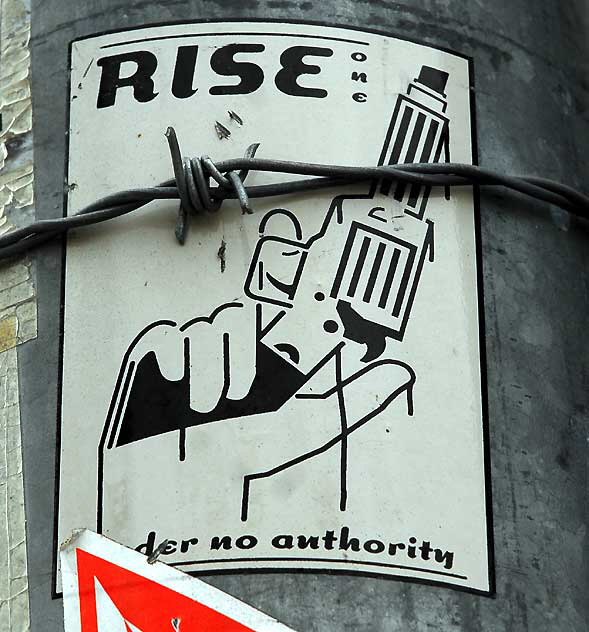 "Rise" sticker