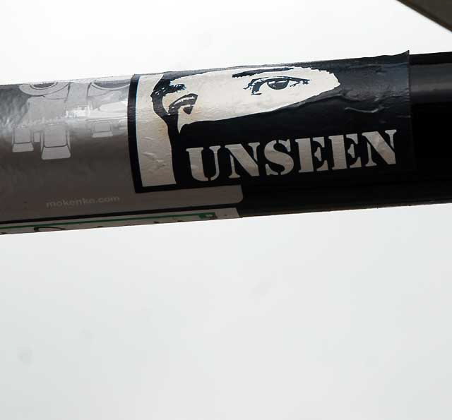 "Unseen" Sticker