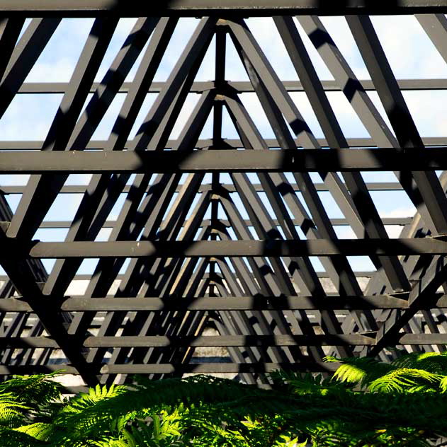 Atrium at the Page Museum at the La Brea Tar Pits, Wilshire Boulevard