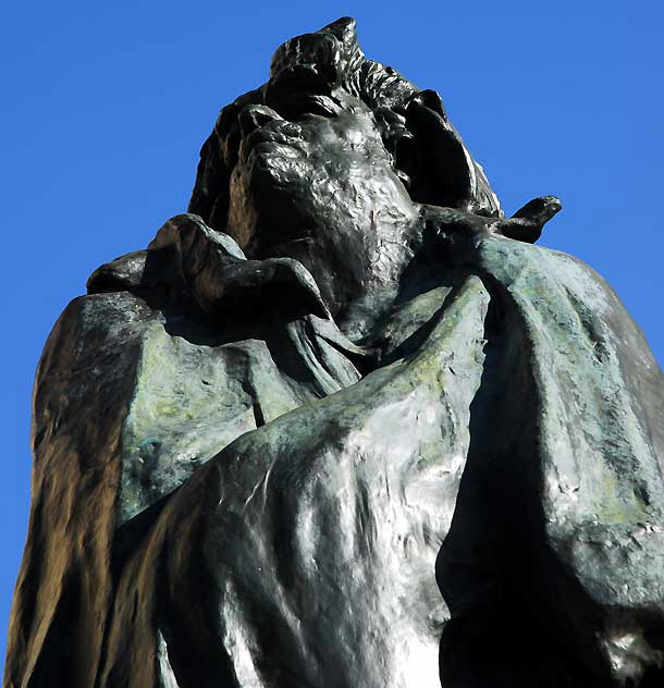 Rodin's Balzac at the Los Angeles County Museum of Art (LACMA) on Wilshire Boulevard