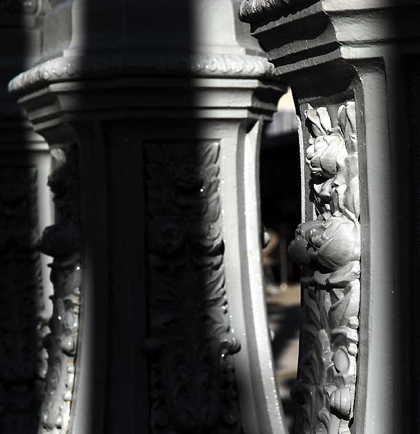 Detail of "Urban Light" at the Los Angeles County Museum of Art (LACMA) on Wilshire Boulevard