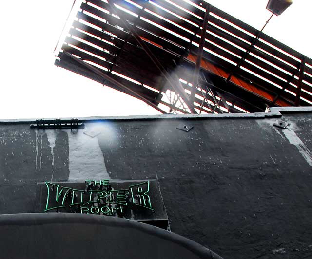 The Viper Room on the Sunset Strip, in the Rain