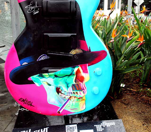 Art Guitar, Bus Stop on the Sunset Strip, Tuesday, December 21, 2010