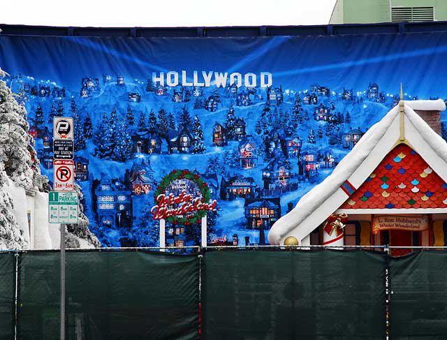 Scientology "Winter Wonderland" Christmas Village on Hollywood Boulevard, Thursday, December 23, 2010