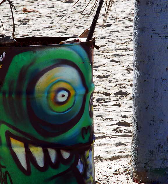 Graffiti area on Venice Beach, Monday, December 27, 2010