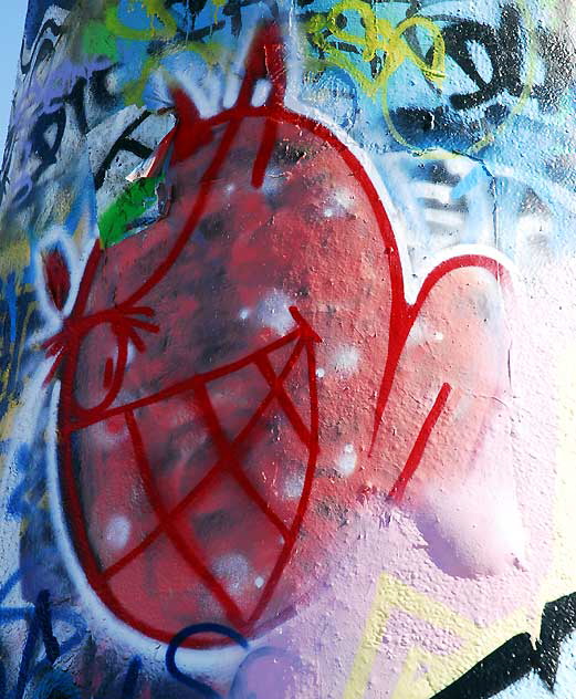 Graffiti area on Venice Beach, Monday, December 27, 2010