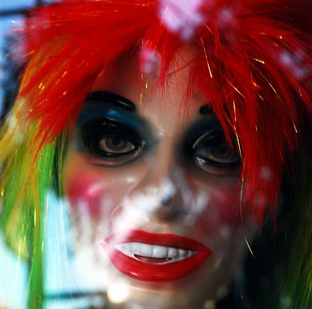 Mannequin in window of Hollywood Toys and Costumes, Hollywood Boulevard